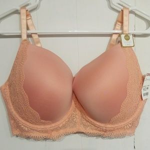 NWT Adrienne Vittadini 42D Longline Bra